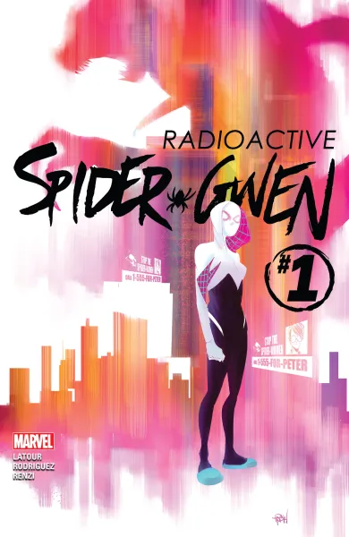 Read collections Spider-Gwen (2015) comic books online in PDF for free by Jason LaTour, illustrated by Robbi Rodriguez. Enjoy best free stories now.