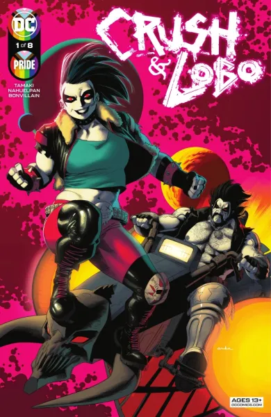 Read collections Crush & Lobo (2021) comic books online in PDF for free by Mariko Tamaki, illustrated by Amancay Nahuelpan. Enjoy best free stories now.
