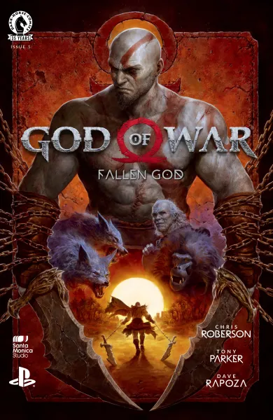 Read collections God of War: Fallen God (2021) comic books online in PDF for free by Chris Roberson, illustrated by Tony Parker. Enjoy best free stories now.