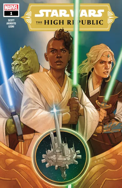 Read collections Star Wars: The High Republic (2021) comic books online in PDF for free by Cavan Scott, illustrated by Ario Anindito. Enjoy best free stories now.