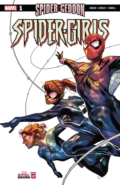 Read collections Spider-Girls (2018) comic books online in PDF for free by Jody Houser, illustrated by Andres Genolet. Enjoy best free stories now.