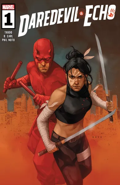 Read collections Daredevil and Echo (2023) comic books online in PDF for free by Ben Earl, illustrated by Phil Noto. Enjoy best free stories now.