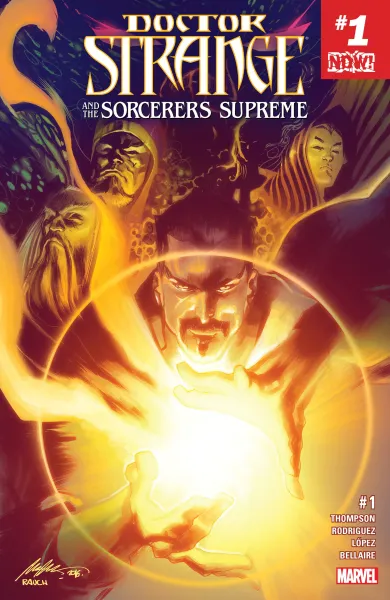 Read collections Doctor Strange and the Sorcerers Supreme (2016) comic books online in PDF for free by Robbie Thompson, illustrated by Javier Rodriguez and Alvaro Lopez. Enjoy best free stories now.
