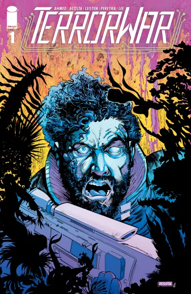 Read collections Terrorwar (2023) comic books online in PDF for free by Saladin Ahmed, illustrated by Dave Acosta. Enjoy best free stories now.