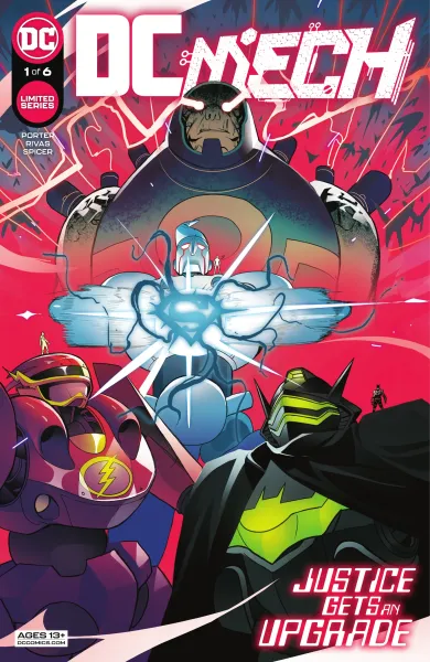 Read collections DC: Mech (2022) comic books online in PDF for free by Kenny Porter, illustrated by Baldemar Rivas. Enjoy best free stories now.