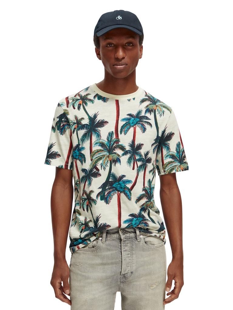 T-Shirt mit Rundhalsausschnitt und Print 