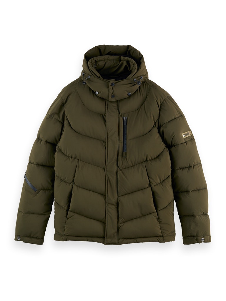 Hooded Water Repellent Puffer Jacket