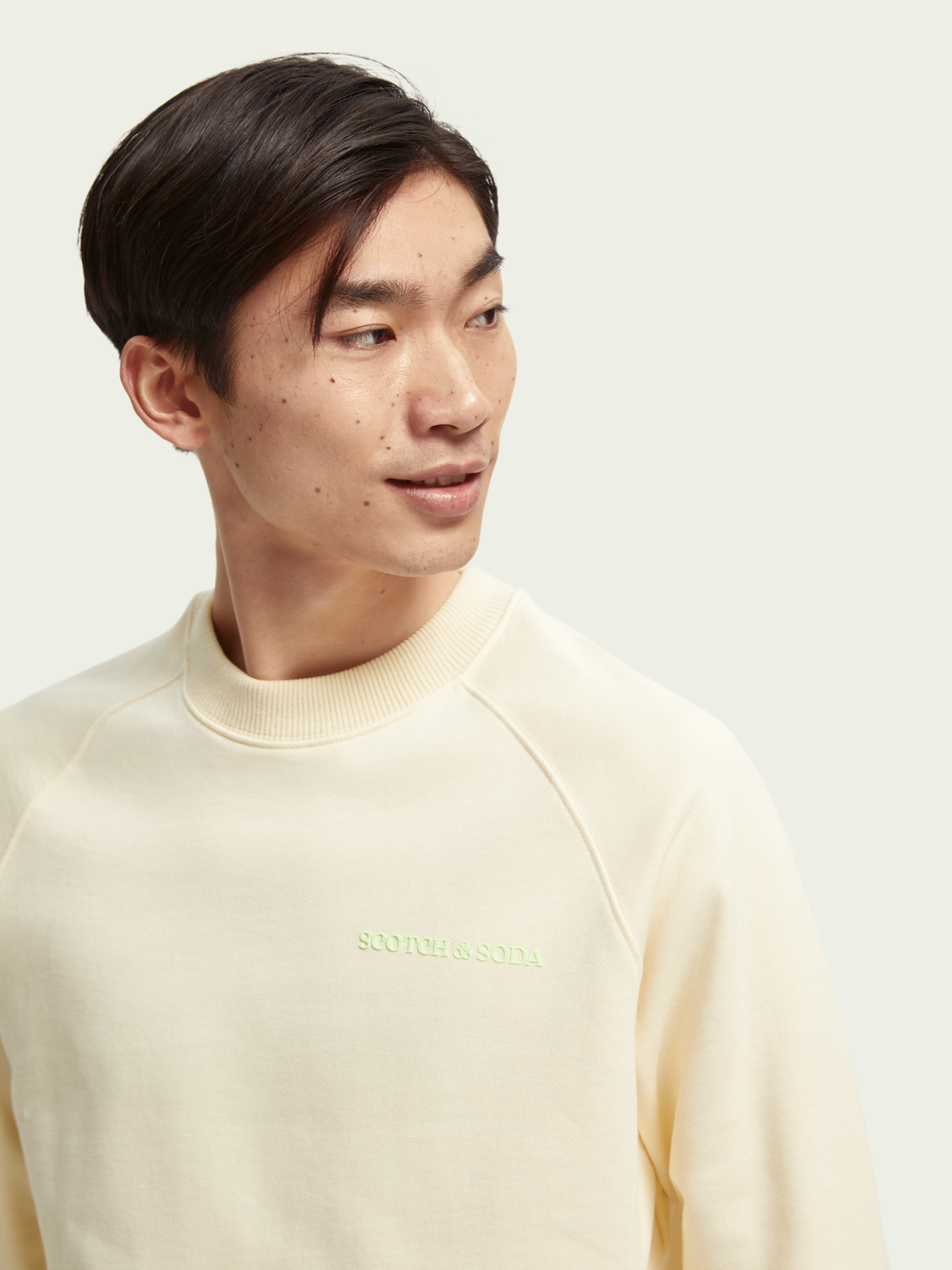 Unisex-Sweatshirt aus Bio-Material mit Rundhalsausschnitt