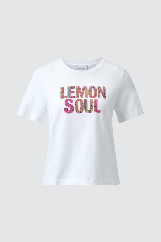 T-SHIRT MIT SCHRIFTZUG