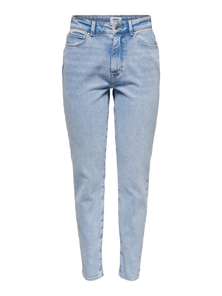 High Waist-Straight Fit Jeans 