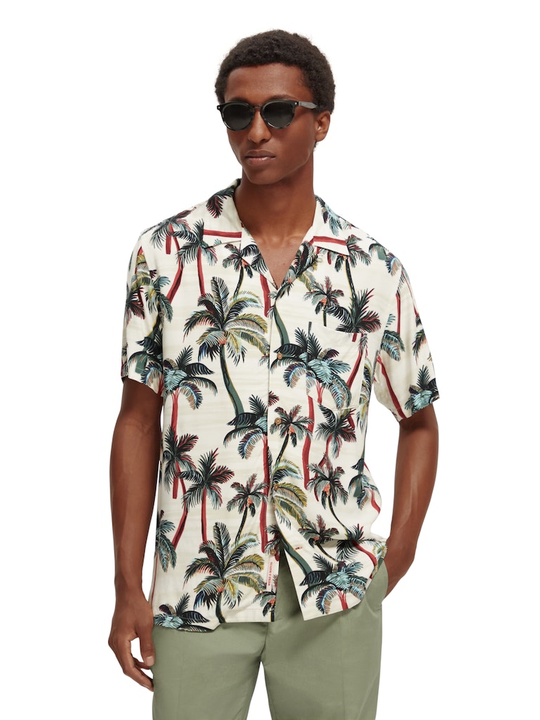 Printed Palm Shirt