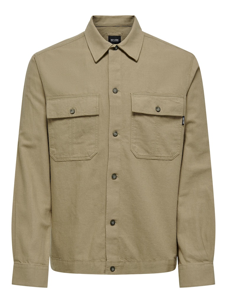 Leinen Overshirt