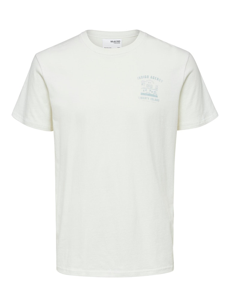 T-Shirt mit Jeans-Artwork aus Bio-Baumwolle