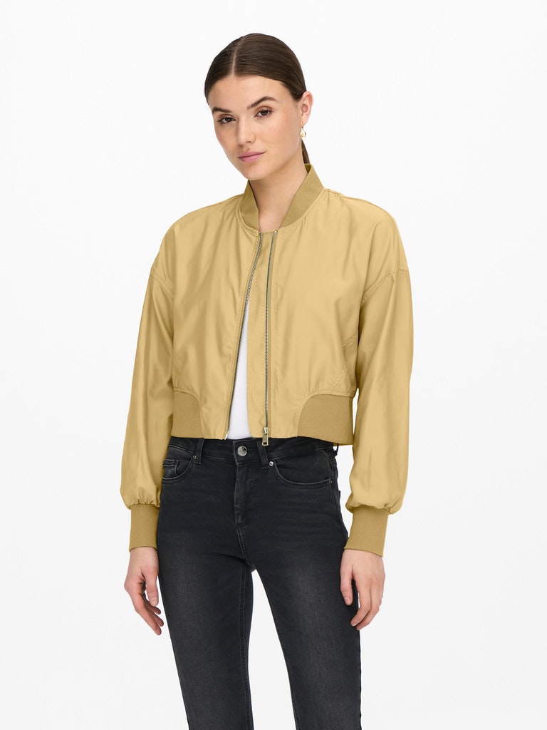 NEW JACKIE CROPPED BOMBER JACKET
