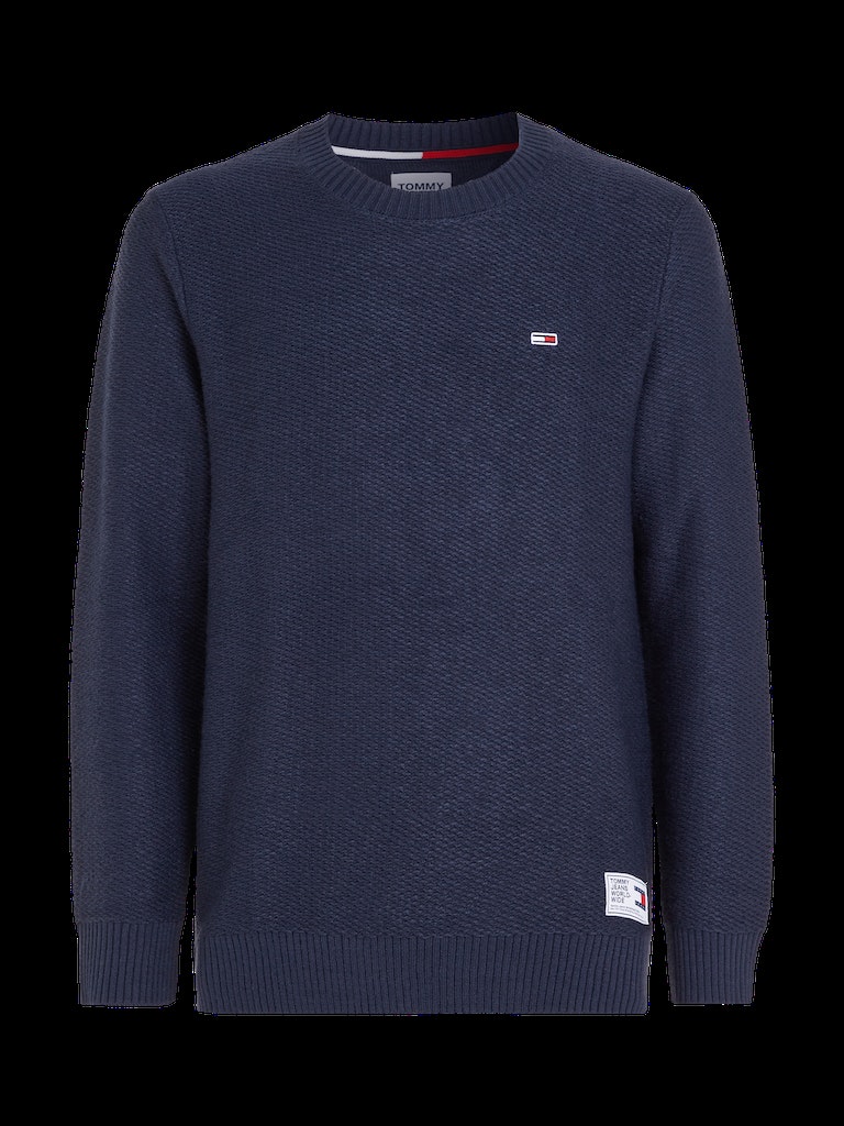 Regular Strukturierter Strickpullover