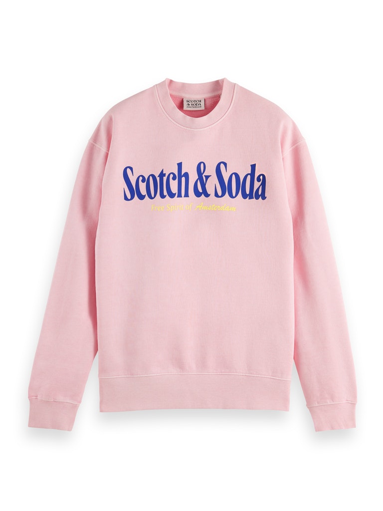 „Garment-Dye“-Sweatshirt mit Grafik