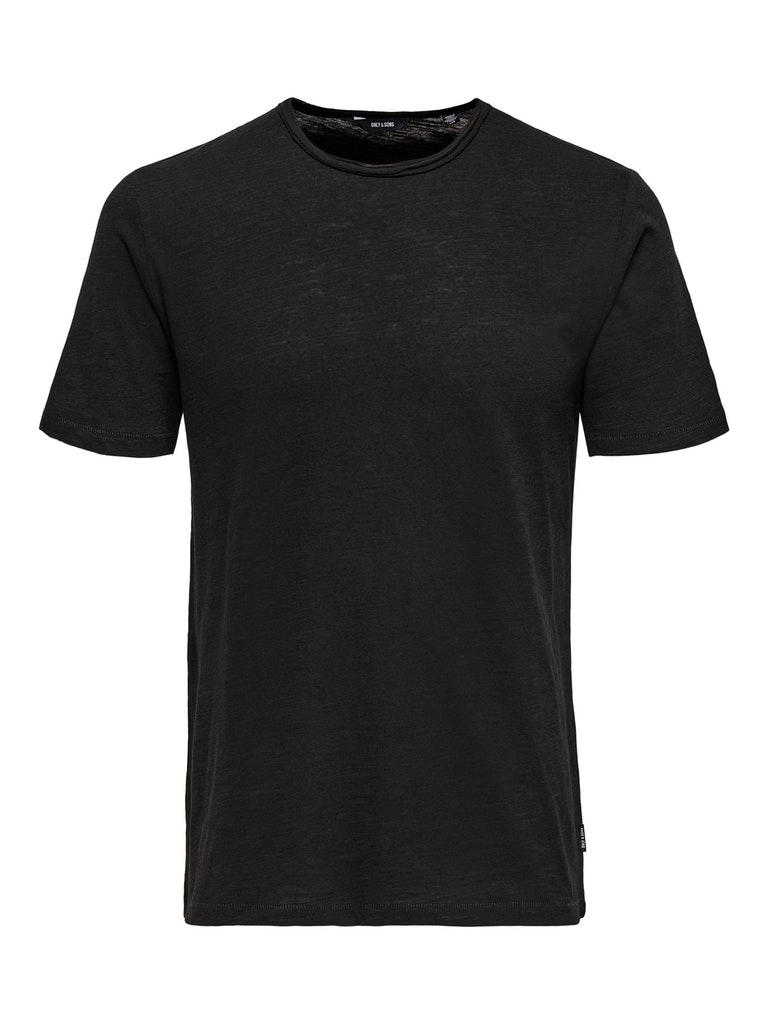 Meliertes Rundhals T-Shirt "Albert"