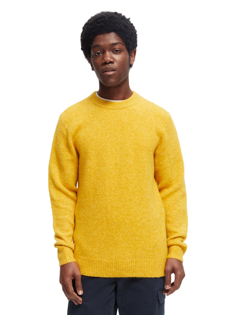 Strickpullover mit Rundhalsausschnitt 