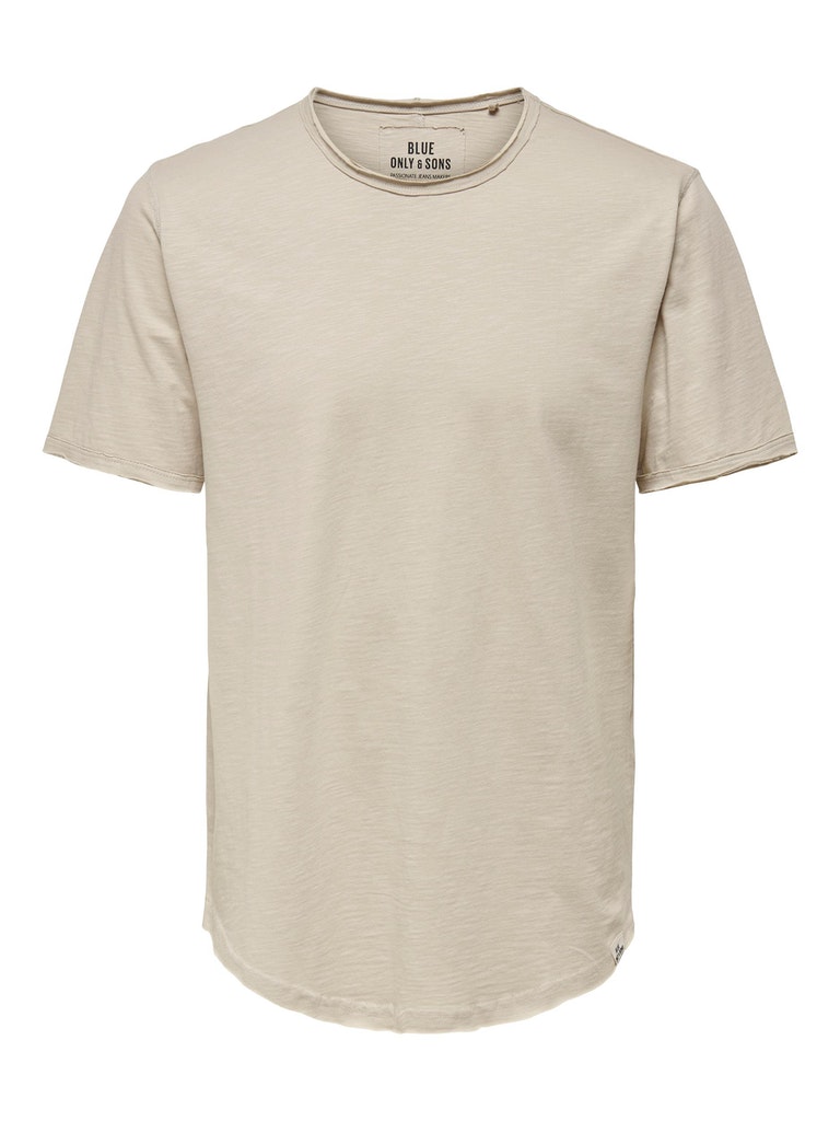Langes geschnittenes T-Shirts 
