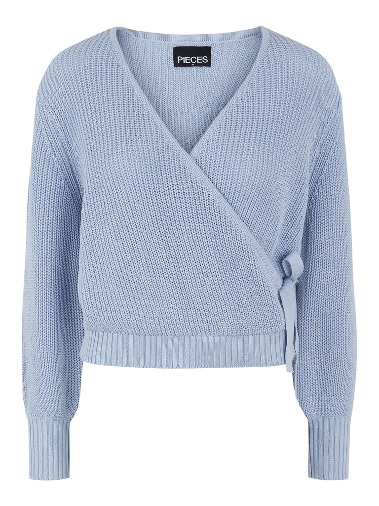 PCOLIVIA LS WRAP KNIT 