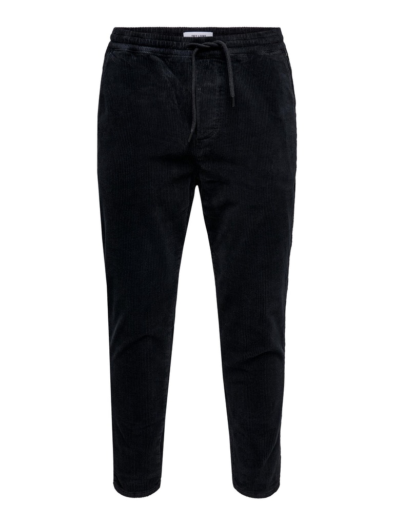 Lässige Cropped Cord Pant 