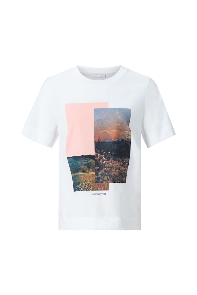 T-Shirt mit Landschaftsprint 