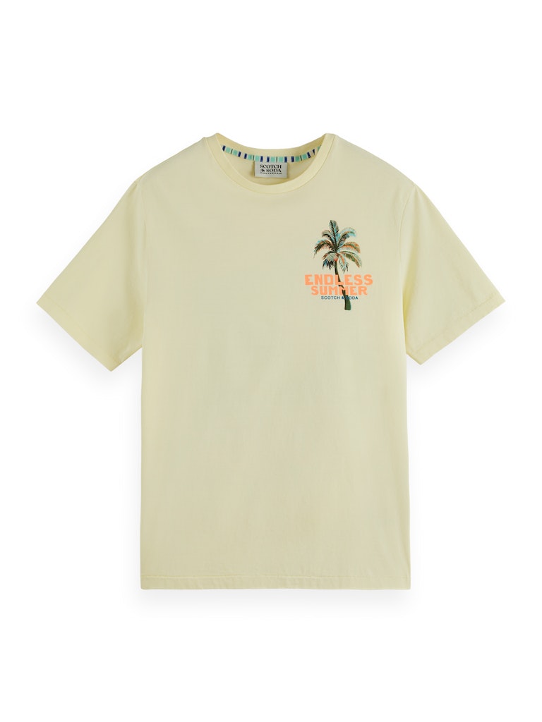 T-Shirt mit Artwork und Rundhalsausschnitt