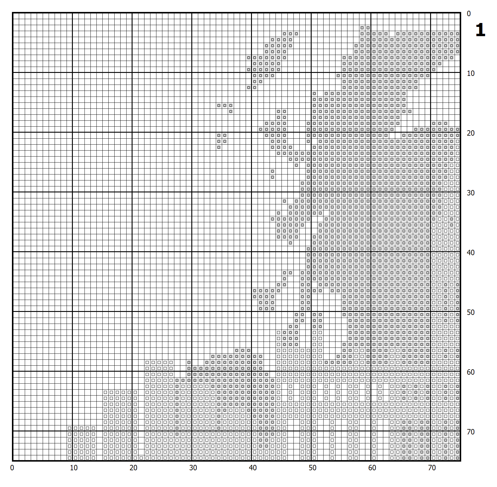MANCHESTER cross stitch pattern 3 MANCHESTER cross stitch pattern - Image 3