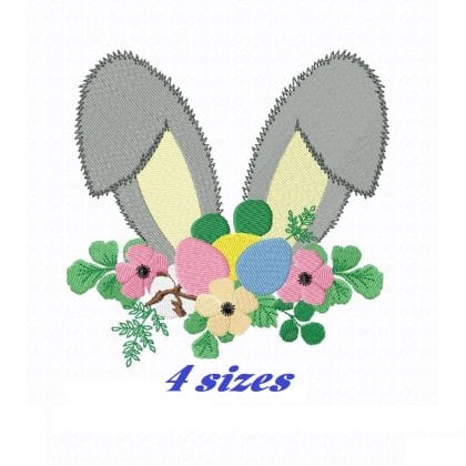 easter machine embroidery design pes jef dst
