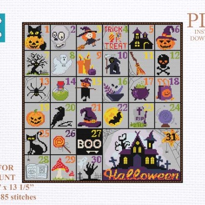 Halloween calendar