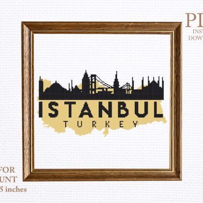 ISTANBUL cross stitch pattern