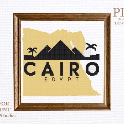 CAIRO cross stitch pattern