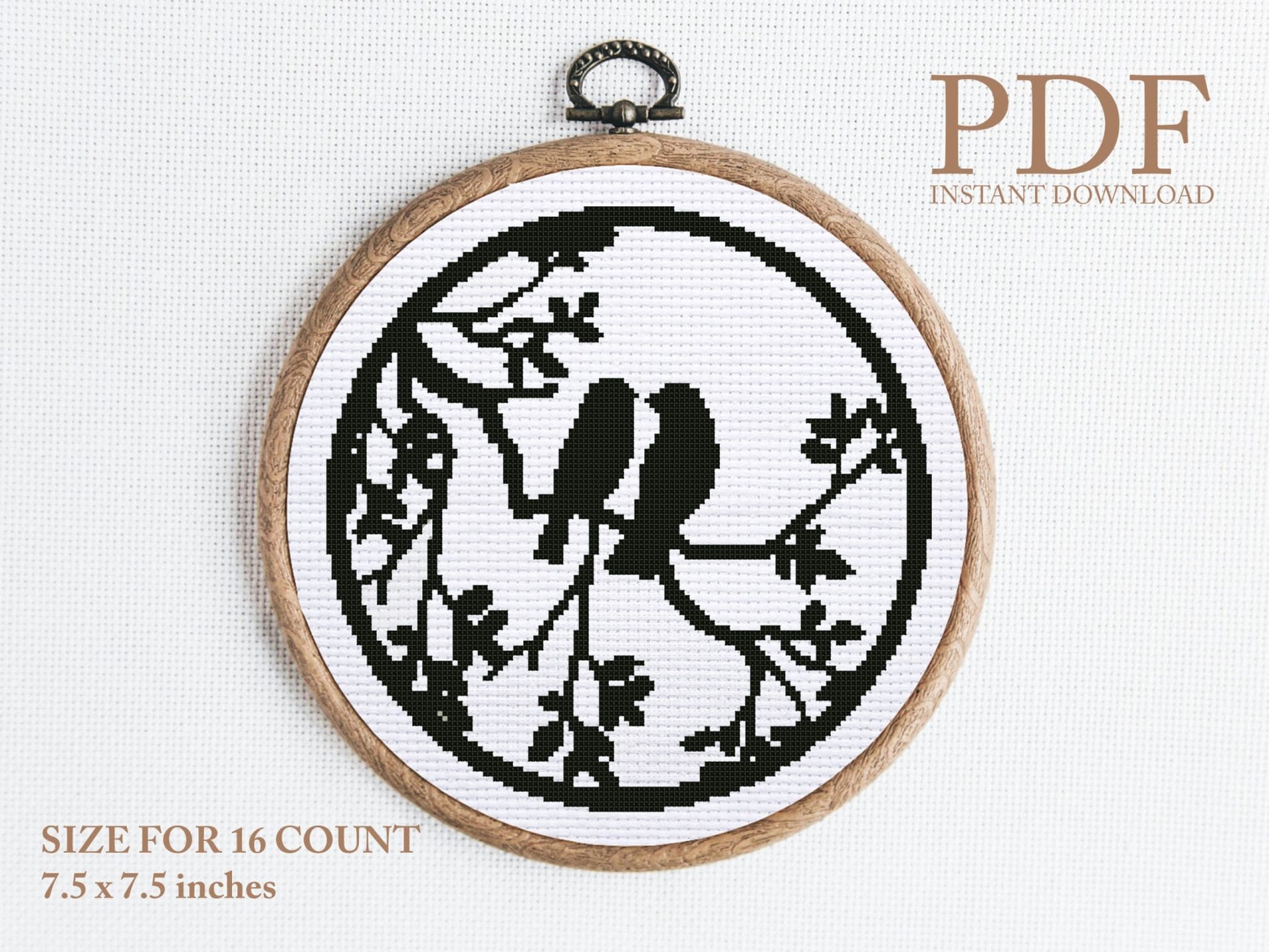 Birdies cross stitch pattern 1 birdies cross stitch pattern