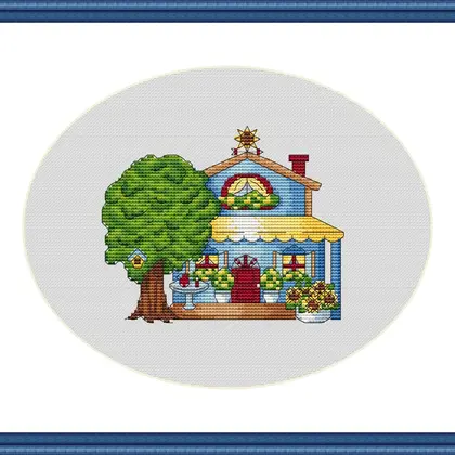 Blue house