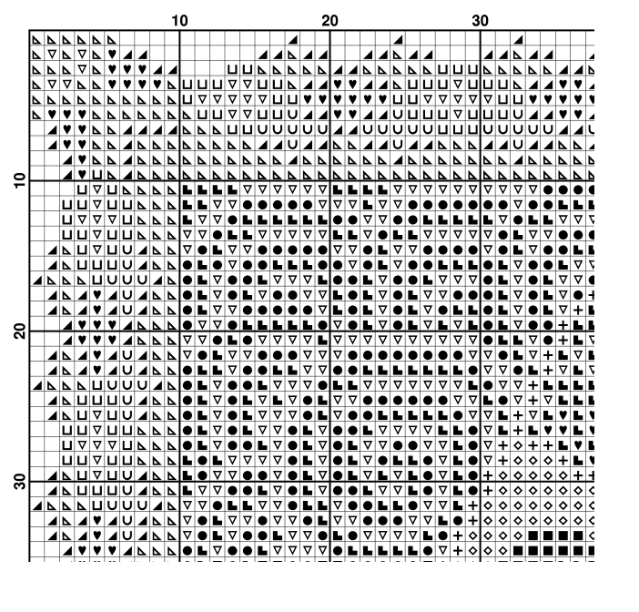 Cross Stitch Pattern Ornament Sunny Year Geometric Patchwork PDF 81 3 Cross Stitch Pattern Ornament Sunny Year Geometric Patchwork PDF 81 - Image 3