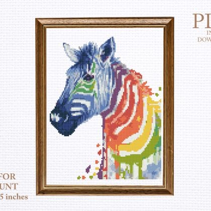 zebra watercolor