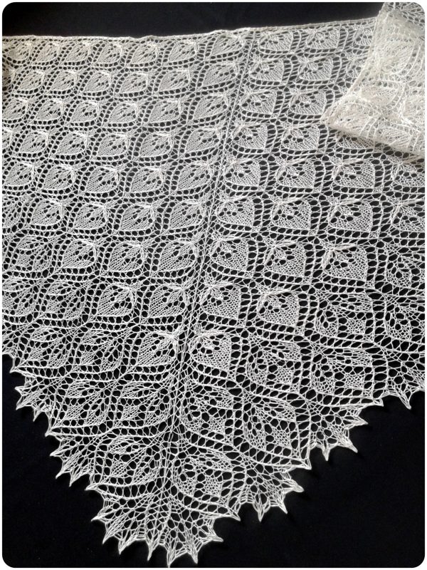 Shawl Knitting Pattern Knit Lace Wedding Shawl Wrap