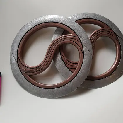 Xena Chakram Yin-Yang - 21cm diameter | Geek gifts | Made to order
