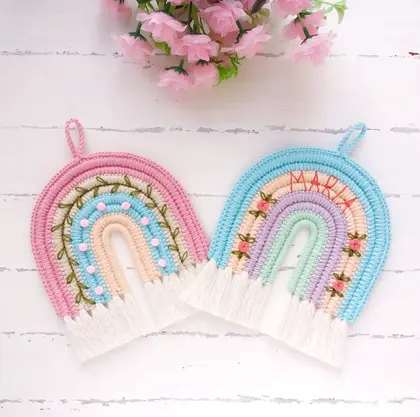 crochet rainbow
