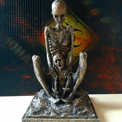 Surreal sculpture.