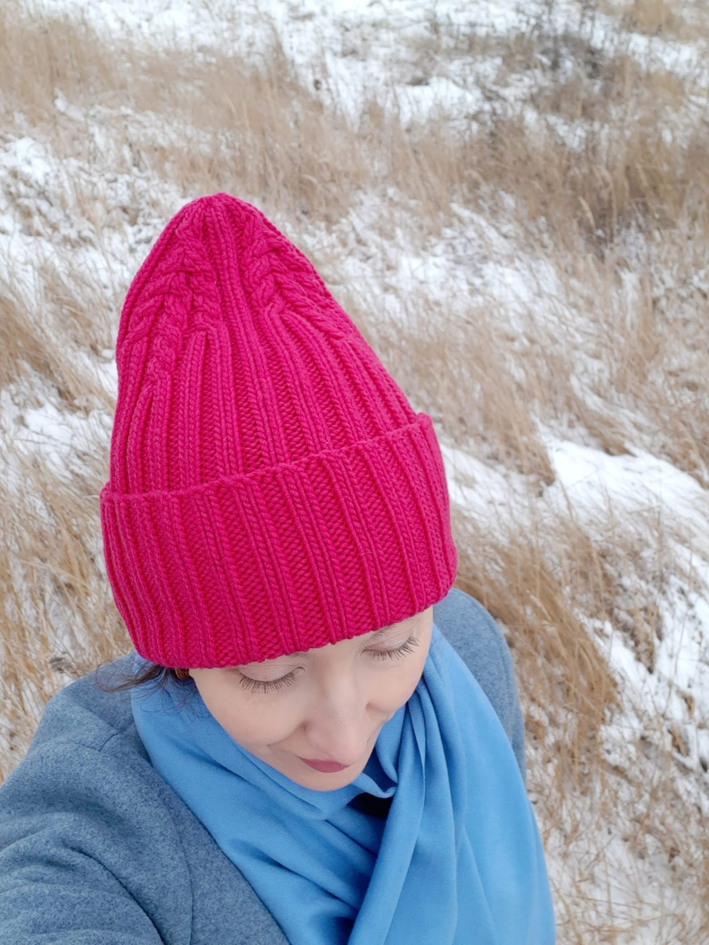 Ribbed Hat Knitting PDF Pattern 1 Adult Size Slouchy Beanie 4 Ribbed Hat Knitting PDF Pattern 1 Adult Size Slouchy Beanie - Image 4