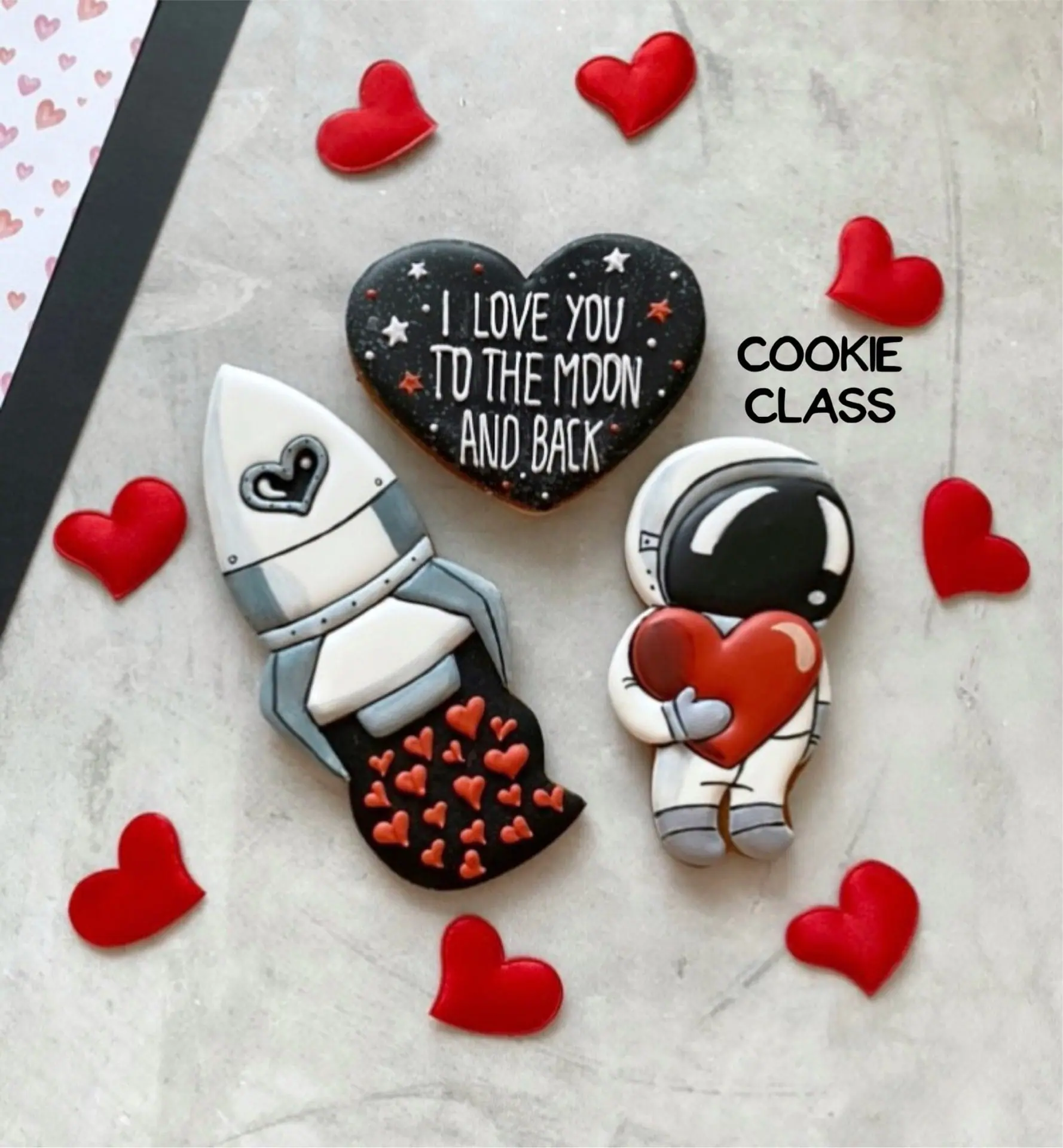 Cookie class - To the moon and back 1 Cookie class - To the moon and back