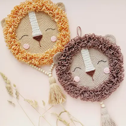 crochet lion