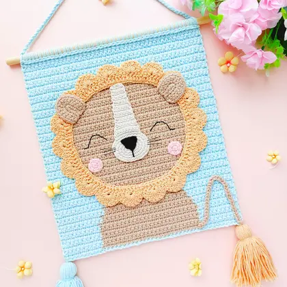 crochet lion