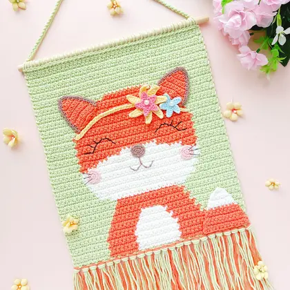 crochet fox