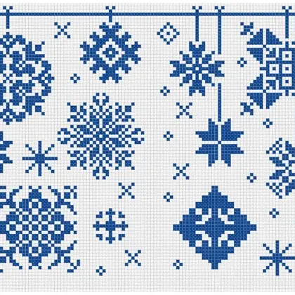 Monochrome Sampler Vintage Cross Stitch PDF