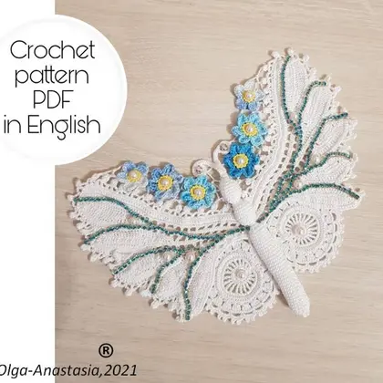 Butterfly crochet pattern.