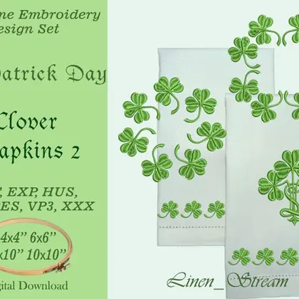 Clover napkins 2