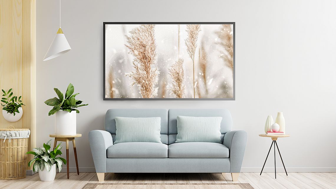 Samsung Frame TV art Pampas Grass landscape 533 2 Samsung Frame TV art Pampas Grass landscape 533 - Image 2