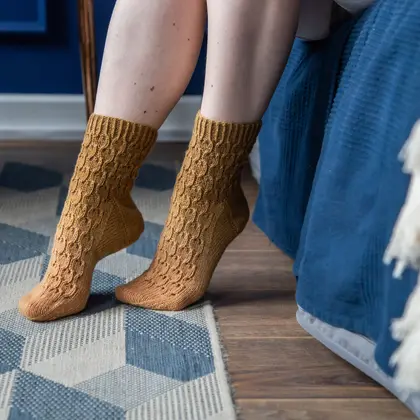Country socks knitting pattern (PDF ENG)